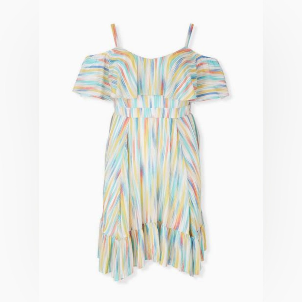 TORRID - Mini Gauze Cold Shoulder Skater Dress - 0/LG